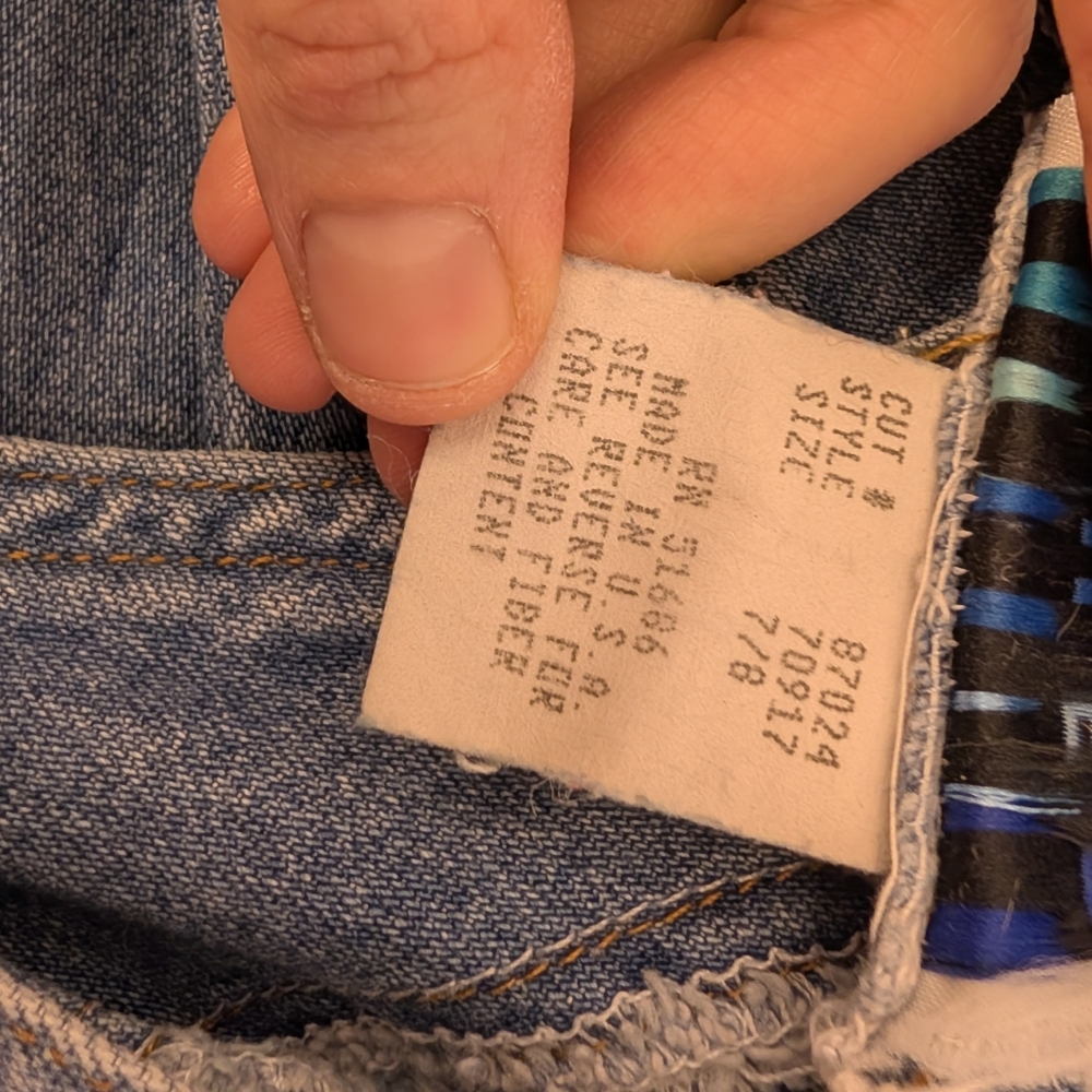 Carolina Blues Vintage Denim Button-Down Dress Size 7/8 100%cotton - Picture 6 of 9